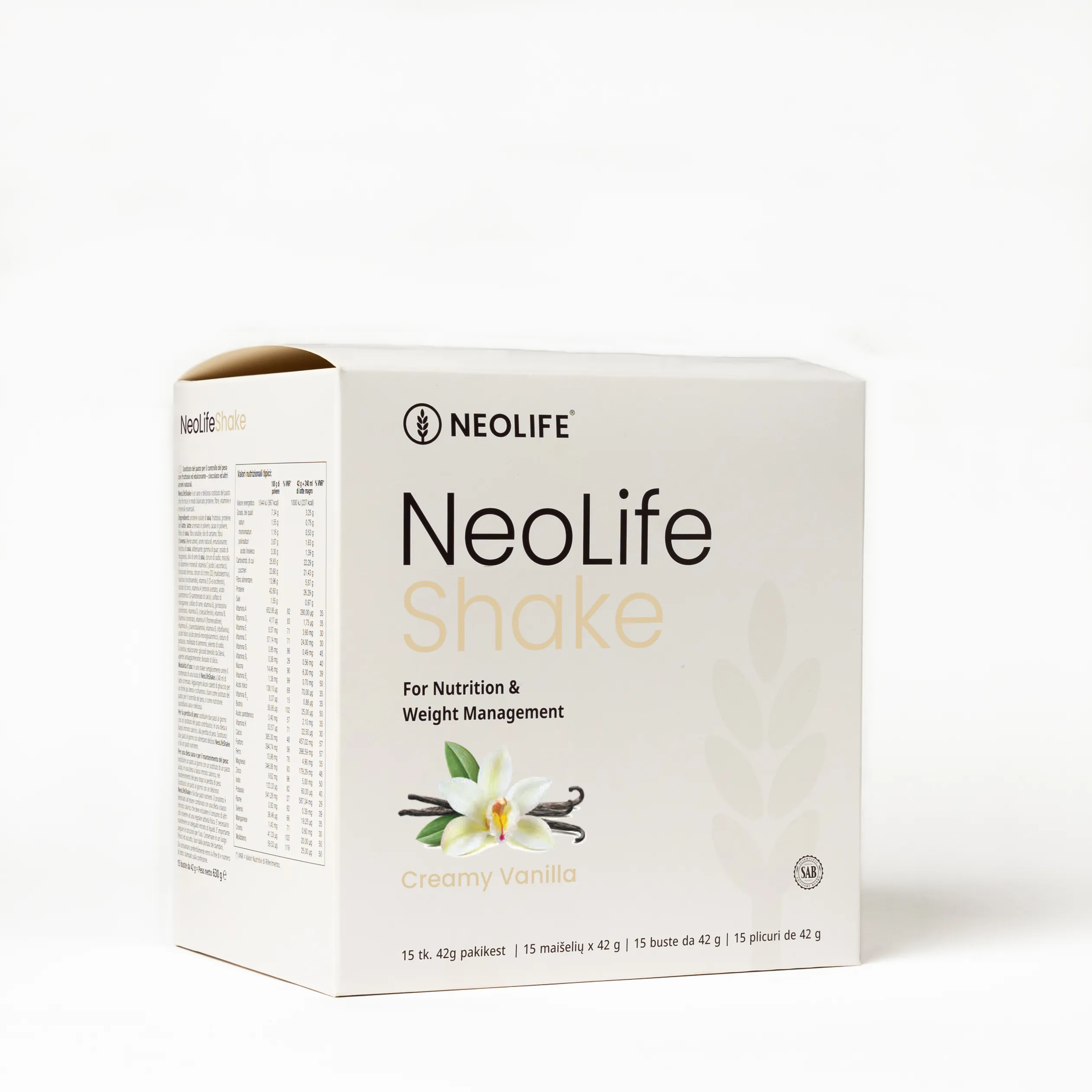 „NeoLifeShake“, baltyminis gėrimas - maisto pakaitalas, vanilės skonio